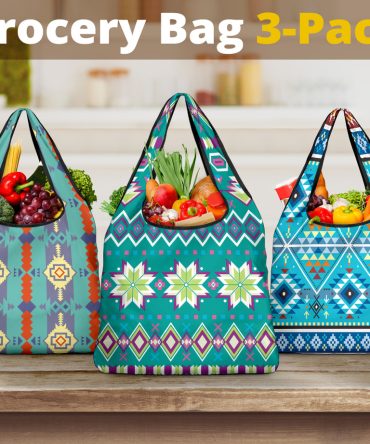Pattern Grocery Bag 3-Pack