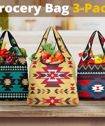 Pattern Grocery Bag 3-Pack