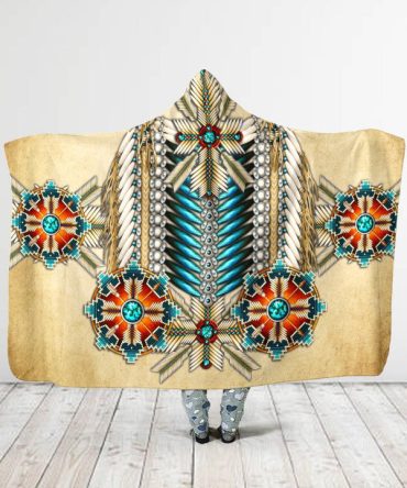 Pattern Hooded Blanket