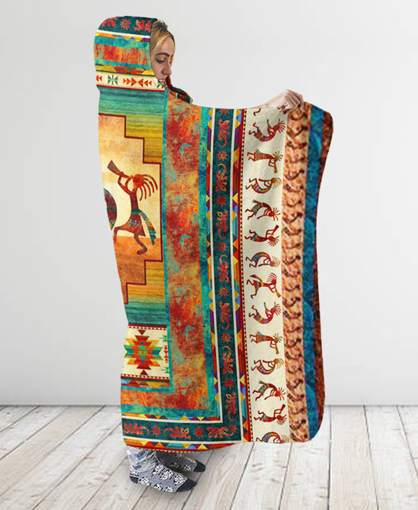 Pattern Hooded Blanket - Image 2