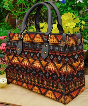 Pattern Mandala Native Leather Bag