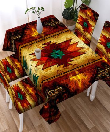 Pattern Tribe Design Native American Tablecloth