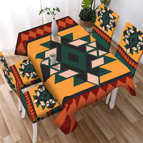 Pattern Tribe Design Native American Tablecloth