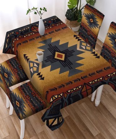 Pattern Tribe Design Native American Tablecloth