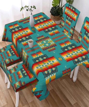 Pattern Tribe Design Native American Tablecloth