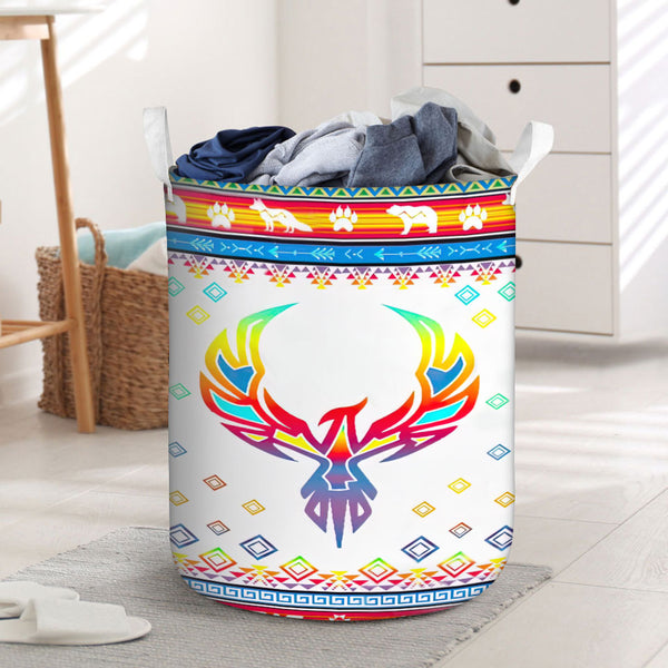 Phoenix Rising Laundry Basket