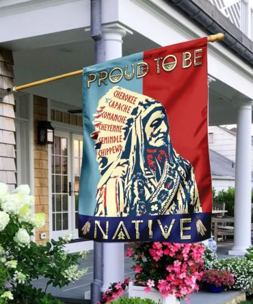 Proud To Be Native Flag