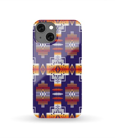 Purple Native Tribes Pattern Native American Phone Case