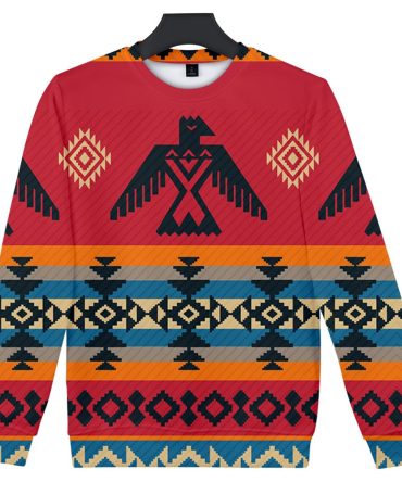 Red Thunderbird Native American 3D Sweatshirt