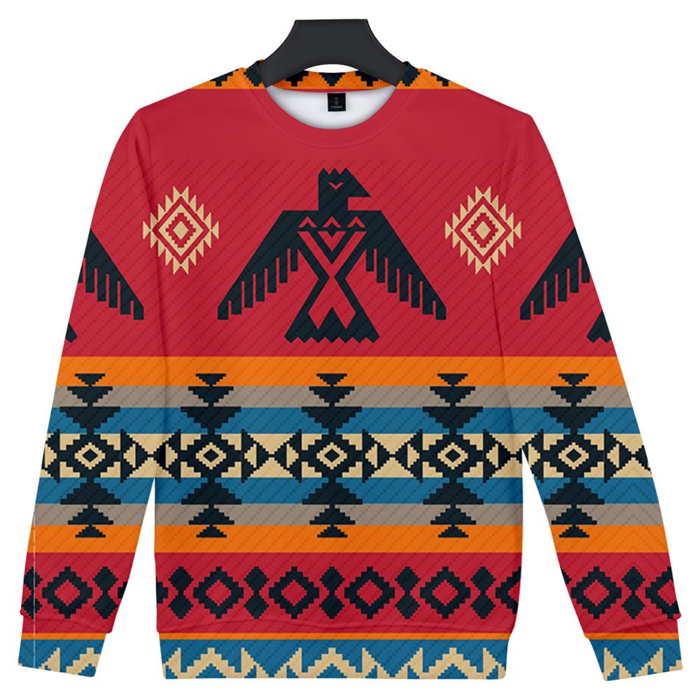 Red Thunderbird Native American 3D Sweatshirt