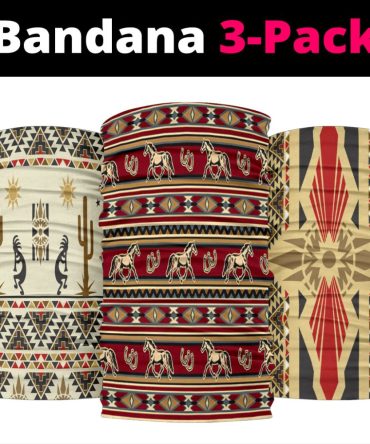 Running Horse Kokopelli Bandana 3-Pack
