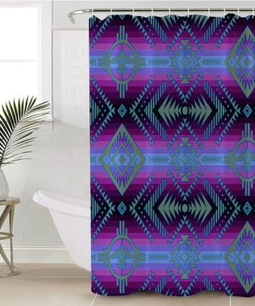 Native Pattern Shower Curtain