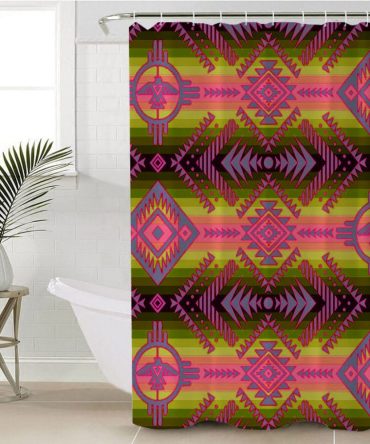 Native Pattern Shower Curtain