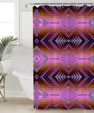 Native Pattern Shower Curtain