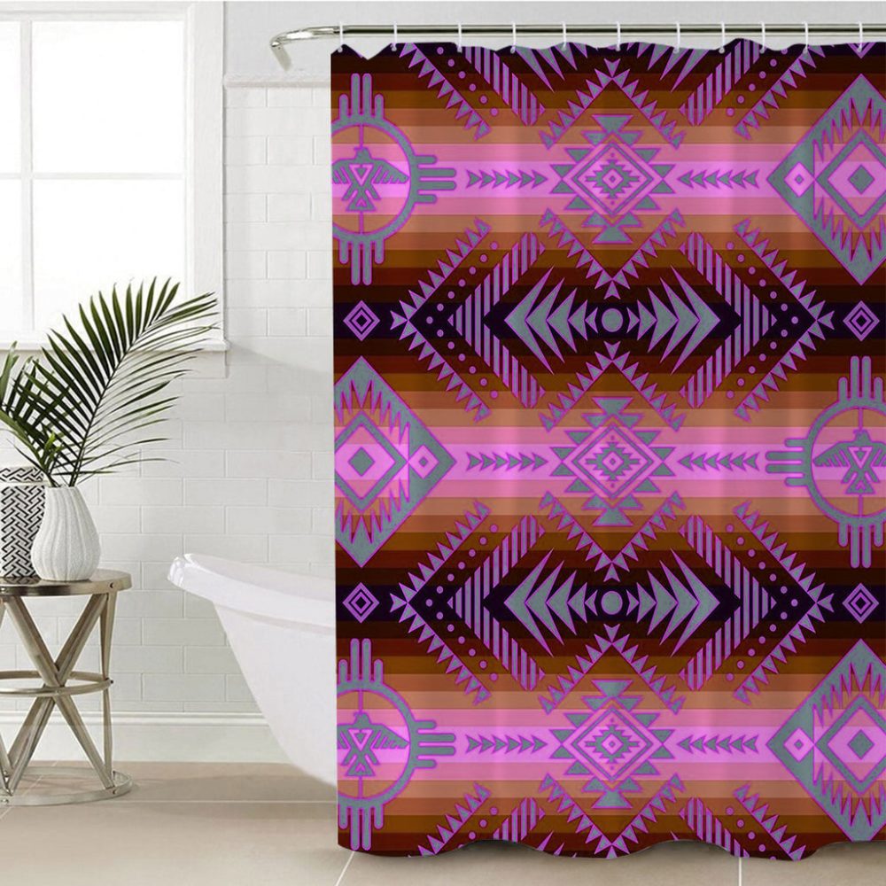 Native Pattern Shower Curtain