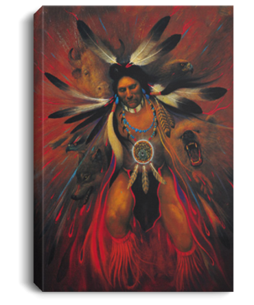 Shaman Native American Canvas New