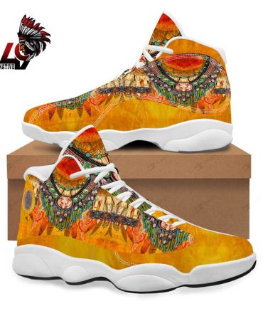 Wolf Necklace Pattern Shoes JD13