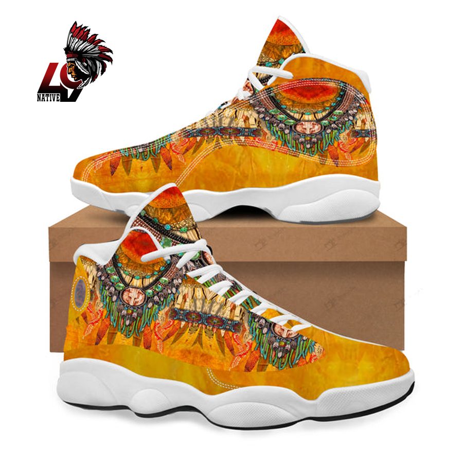 Wolf Necklace Pattern Shoes JD13