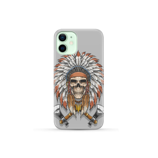 Skull Chief With Poleax Phone Case - Image 3