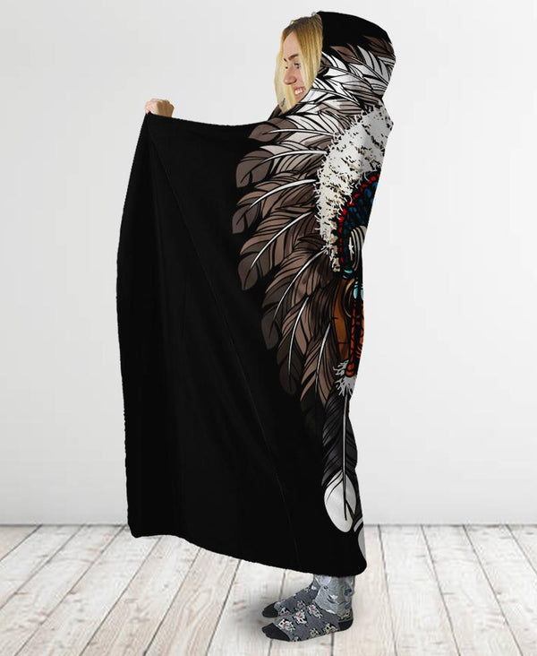 Skull Hooded Blanket - Image 3