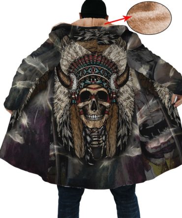 Skull Native American Dream Cloak