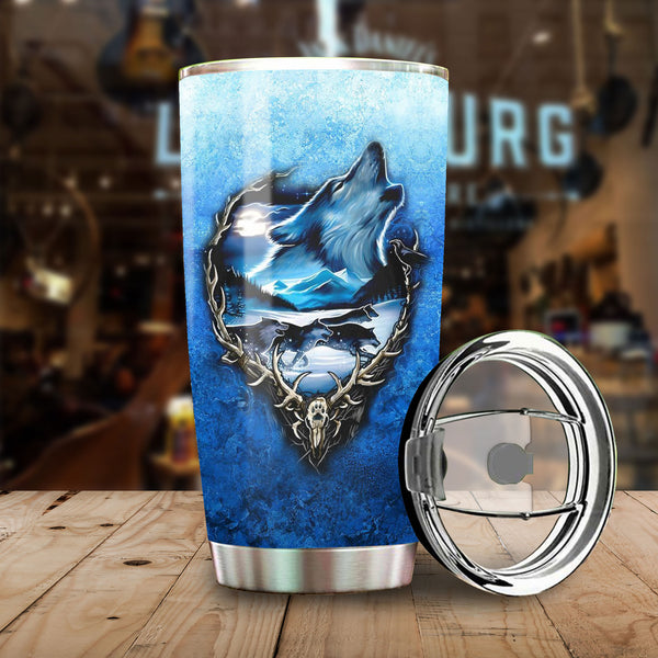 Skull Wolf Tumbler - Image 3