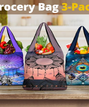 Sky Dreamcatchers Grocery Bags