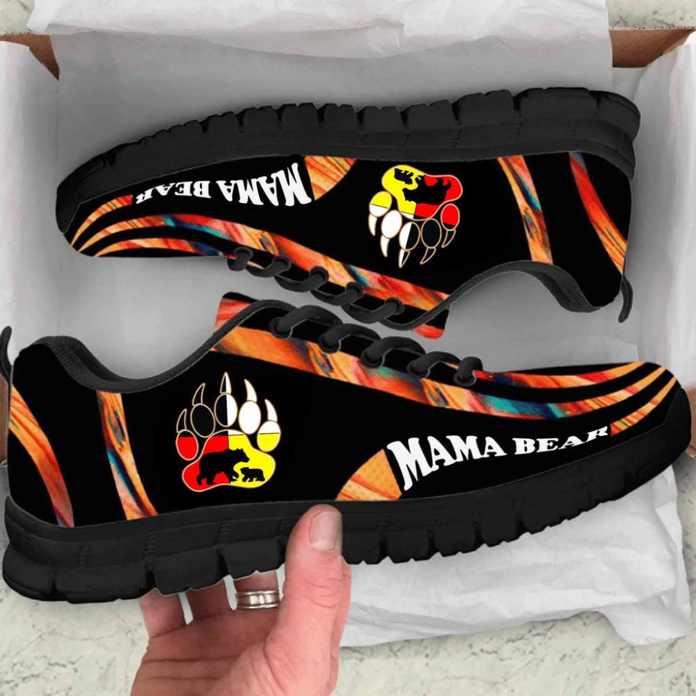 Orange Pattern Mama Bear Native Sneaker