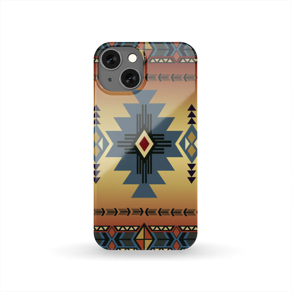 Southwest Blue Symbol Native American Phone Case - Image 2