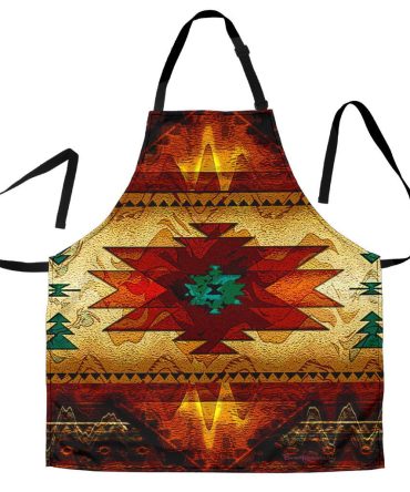Southwest Brown Symbol Native American Apron