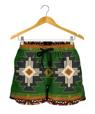 Southwest Green Symbol All Over Print Women's Shorts