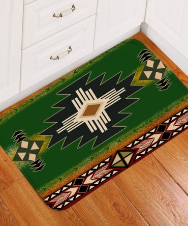Southwest Green Symbol Native American Doormat