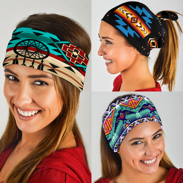 Southwest Indian Symbol Dreamcatchers Bandana 3-Pack - Image 3