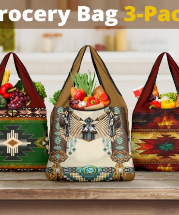 Southwest Native Symbol Grocery Bags NEW