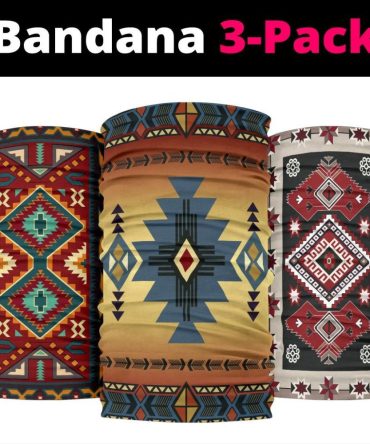 Southwest Pattern Native American Bandana 3-Pack