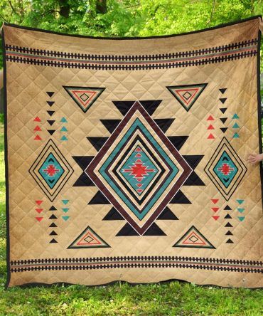 Southwest Symbol Native American Premium Quilt