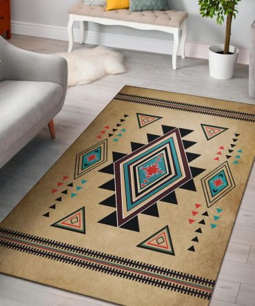 Southwest United Tribes Design Native American Pride Area Rug