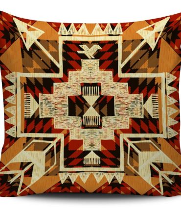 Southwest Yellow Symbol Native American Pillow Covers