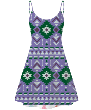 Pattern Native American Strings Dress