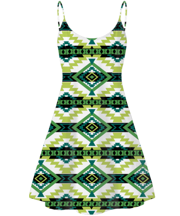 Pattern Native American Strings Dress