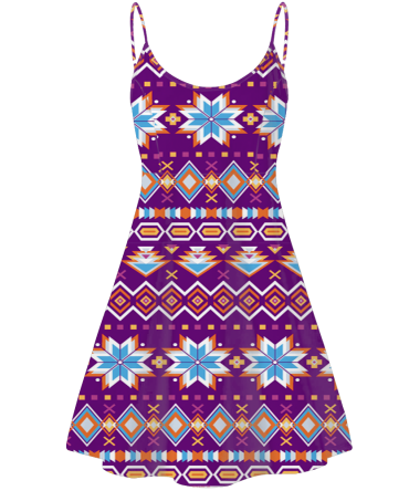 Pattern Native American Strings Dress
