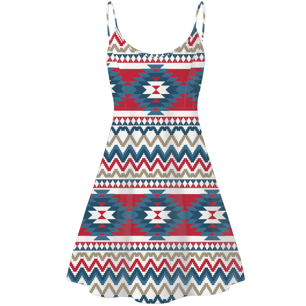 Pattern Native American Strings Dress
