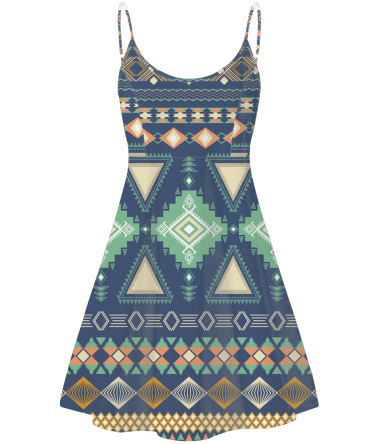 Pattern Native American Strings Dress