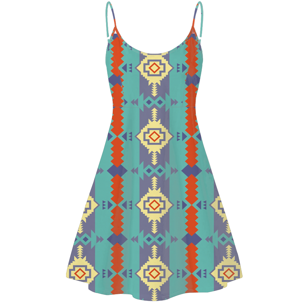 Pattern Native American Strings Dress