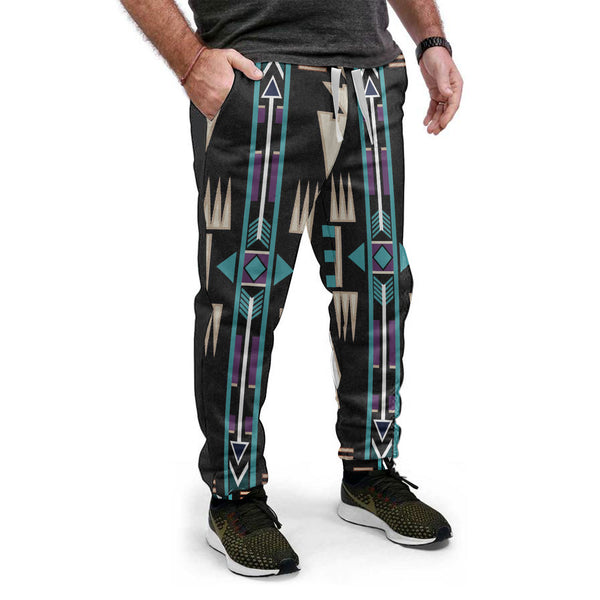 Teal Pattern Native Sweatpants