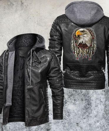 The Native Eagle Leather Jacket