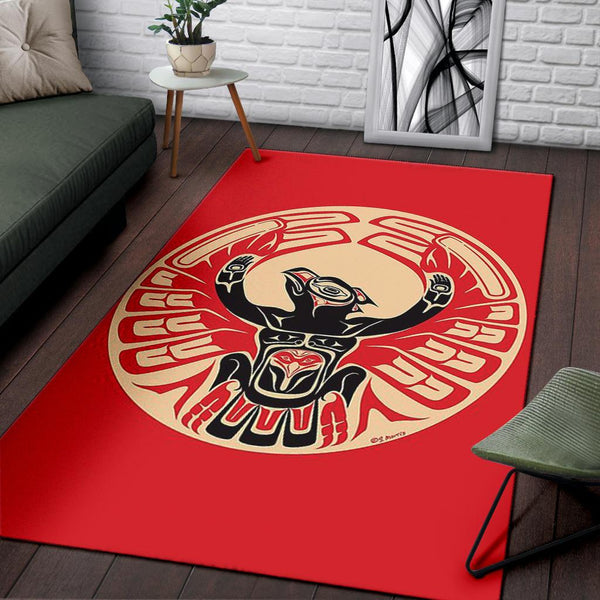 Thunder Bird Native American Pride Area Rug - Image 4