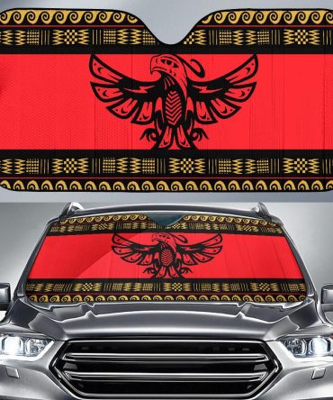 Thunderbird Native American Design Auto Sun Shades
