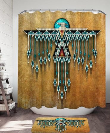 Thunderbird Native American Shower Curtain