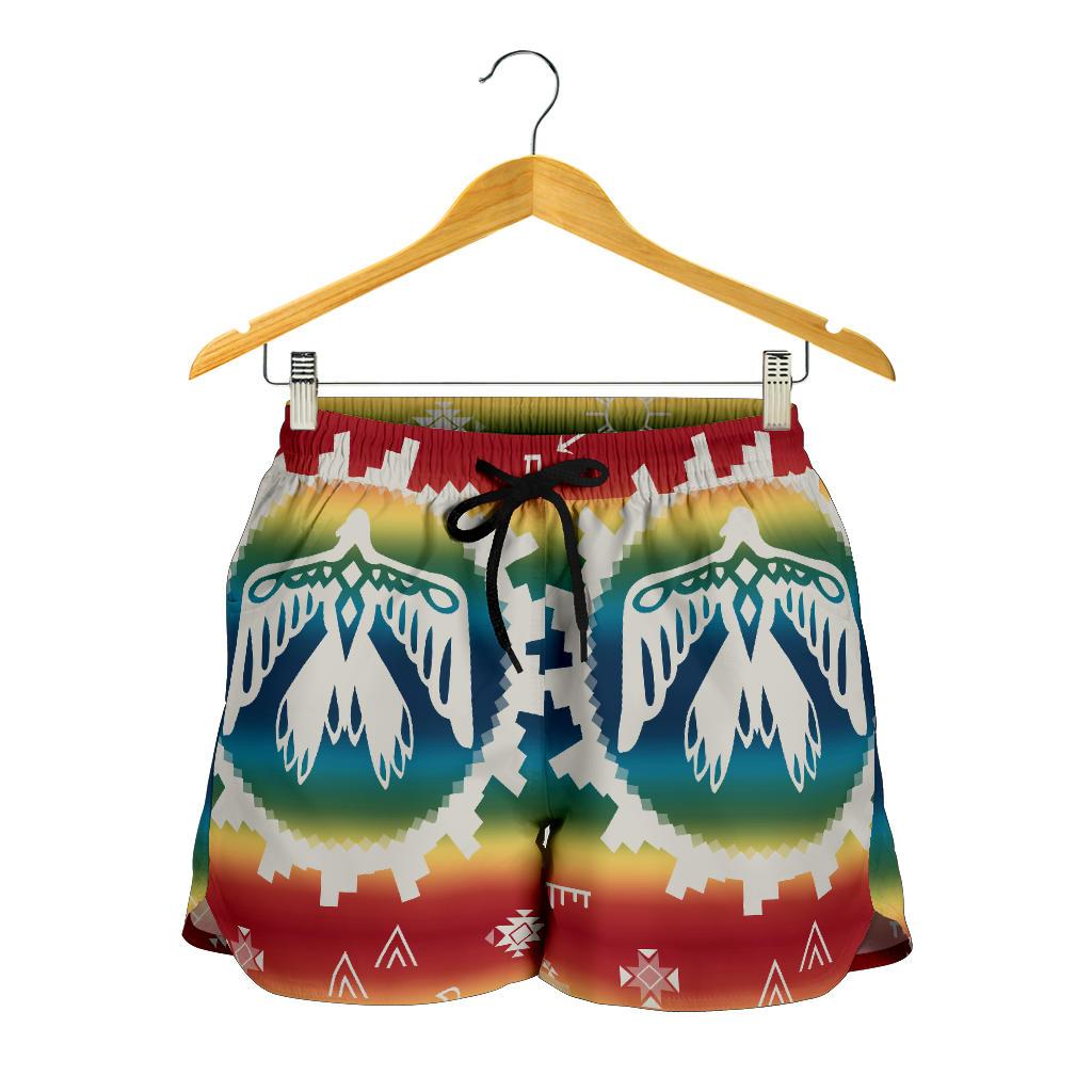 Thunderbird Rainbow All Over Print Women's Shorts